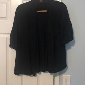 Black knit shrug